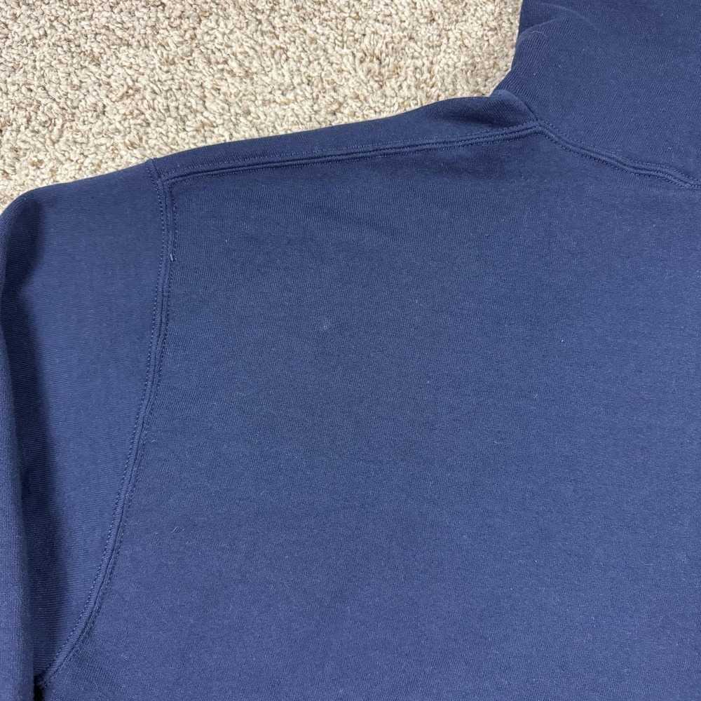 Vintage Russell Athletic Hoodie Adult XL Blue Princeton Tigers Sweatshirt 90s - Picture 12 of 15